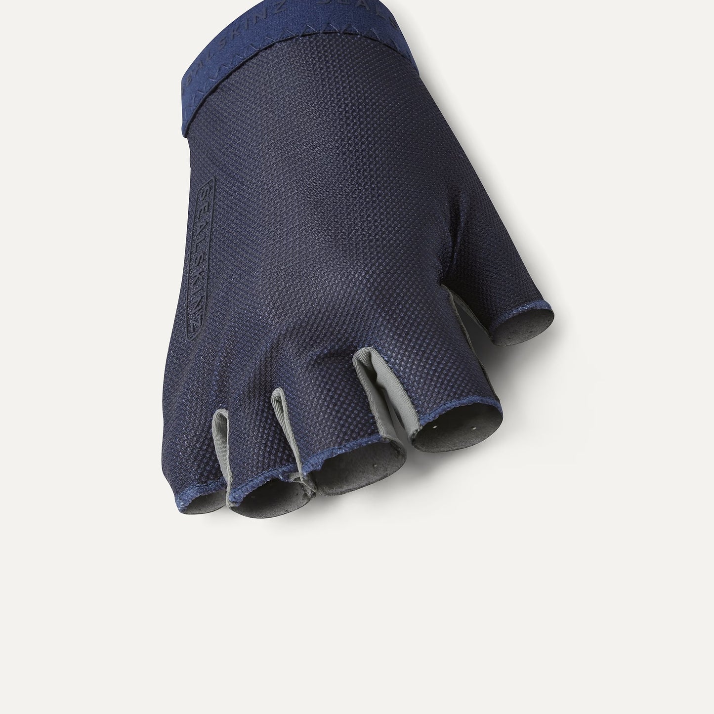 Sealskinz Brinton Perforated Palm Fingerless Cycling Gloves - Navy