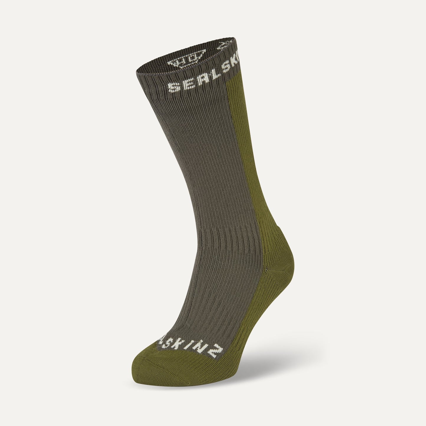 Starston Waterproof Cold Weather Mid Length Sock - Olive