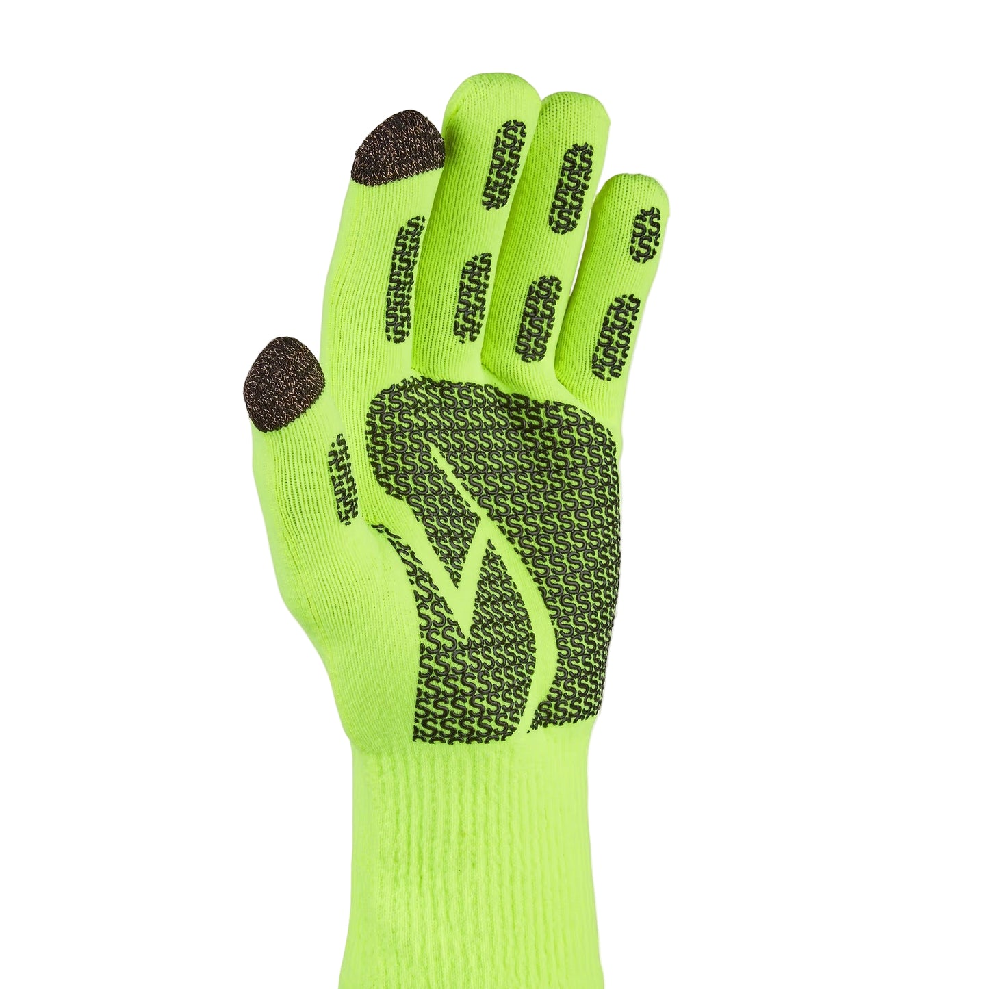 Sealskinz Anmer Waterproof All Weather Ultra Grip Glove - Flo Yellow