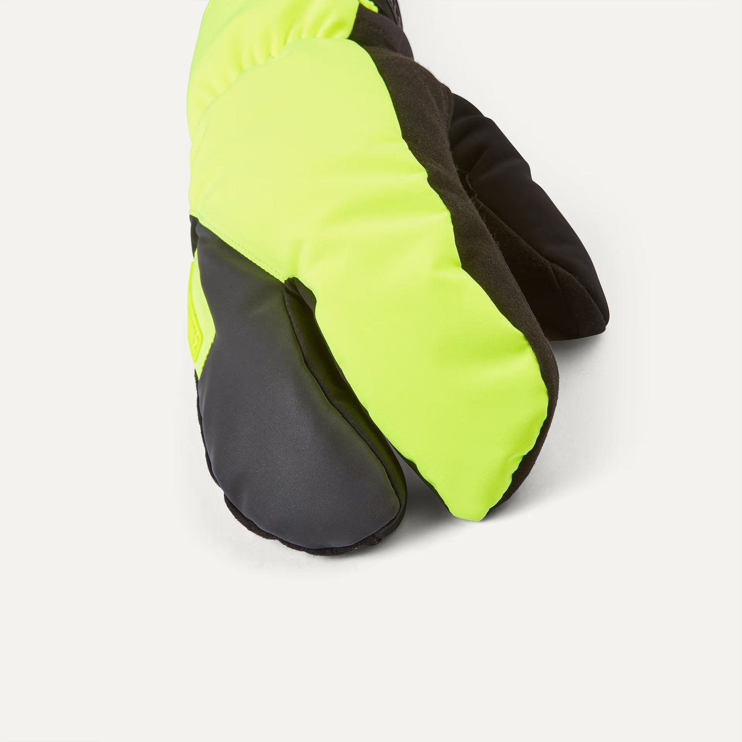 Sealskinz Barwick Waterproof Extreme Cold Weather Cycle Split Finger Glove - Flo Yellow