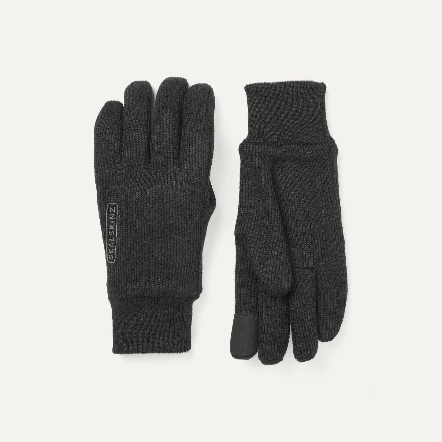 Sealskinz Necton Windproof All Weather Knitted Glove - Black