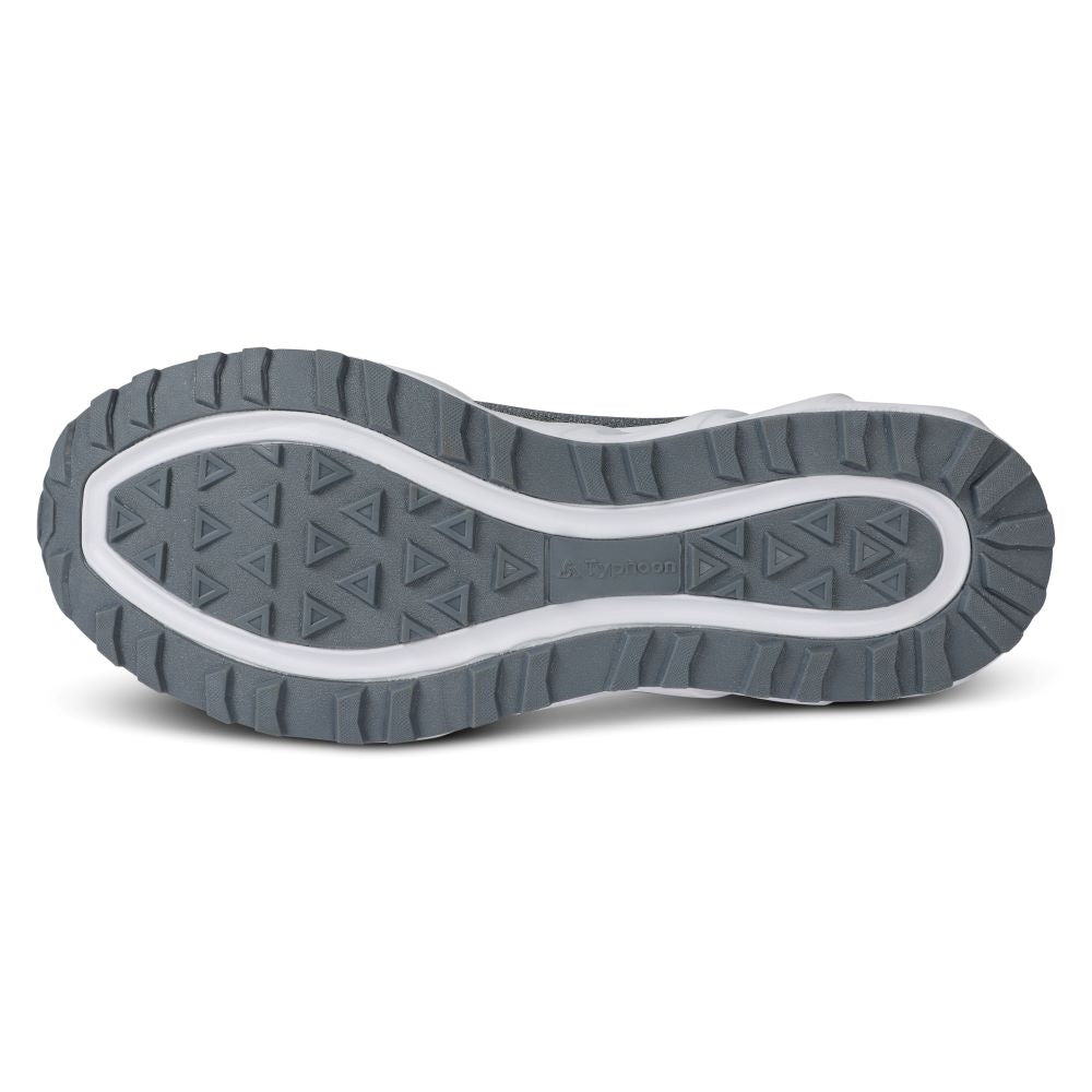 Typhoon TS10 Sneaker/Deck Trainers - Grey/Lime