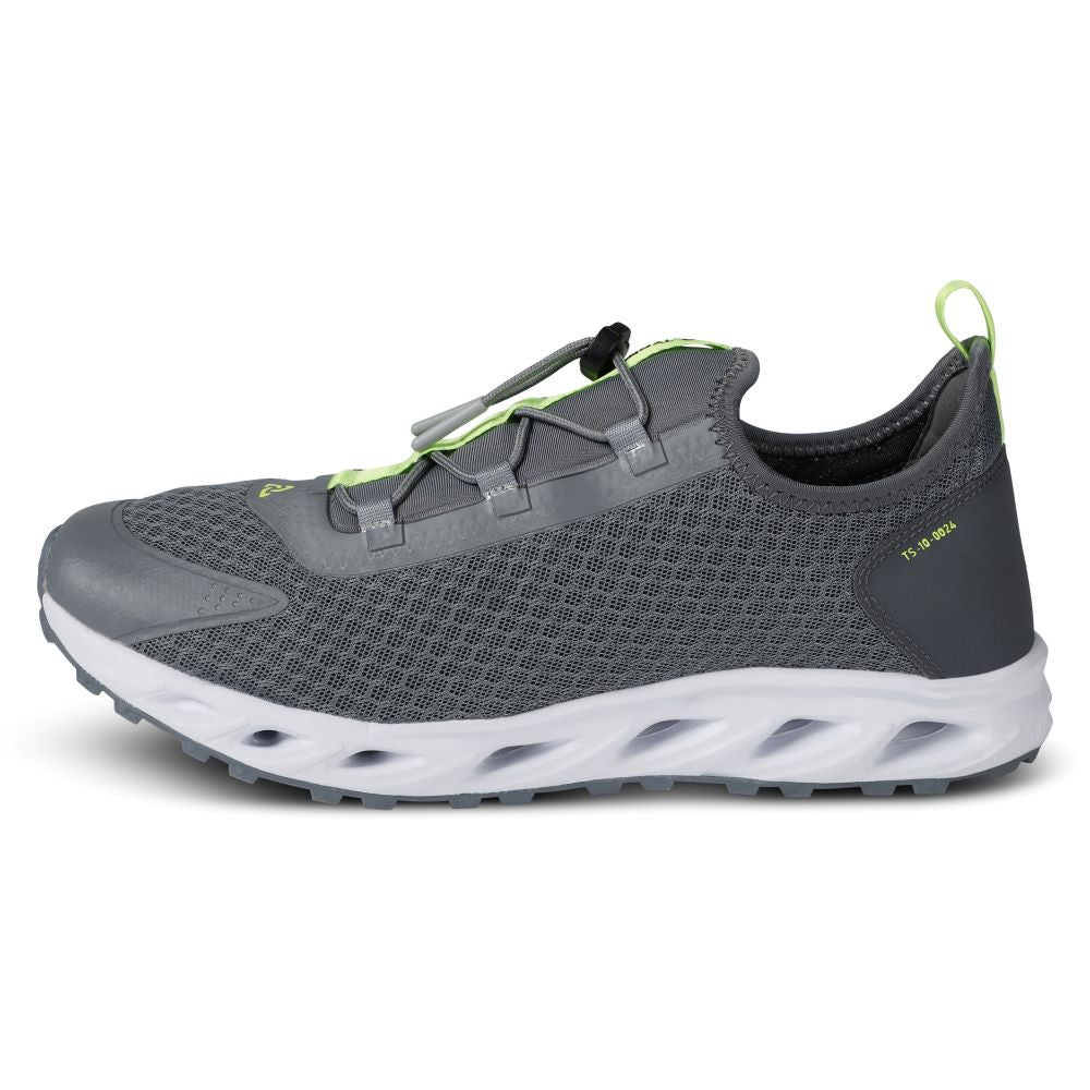 Typhoon TS10 Sneaker/Deck Trainers - Grey/Lime