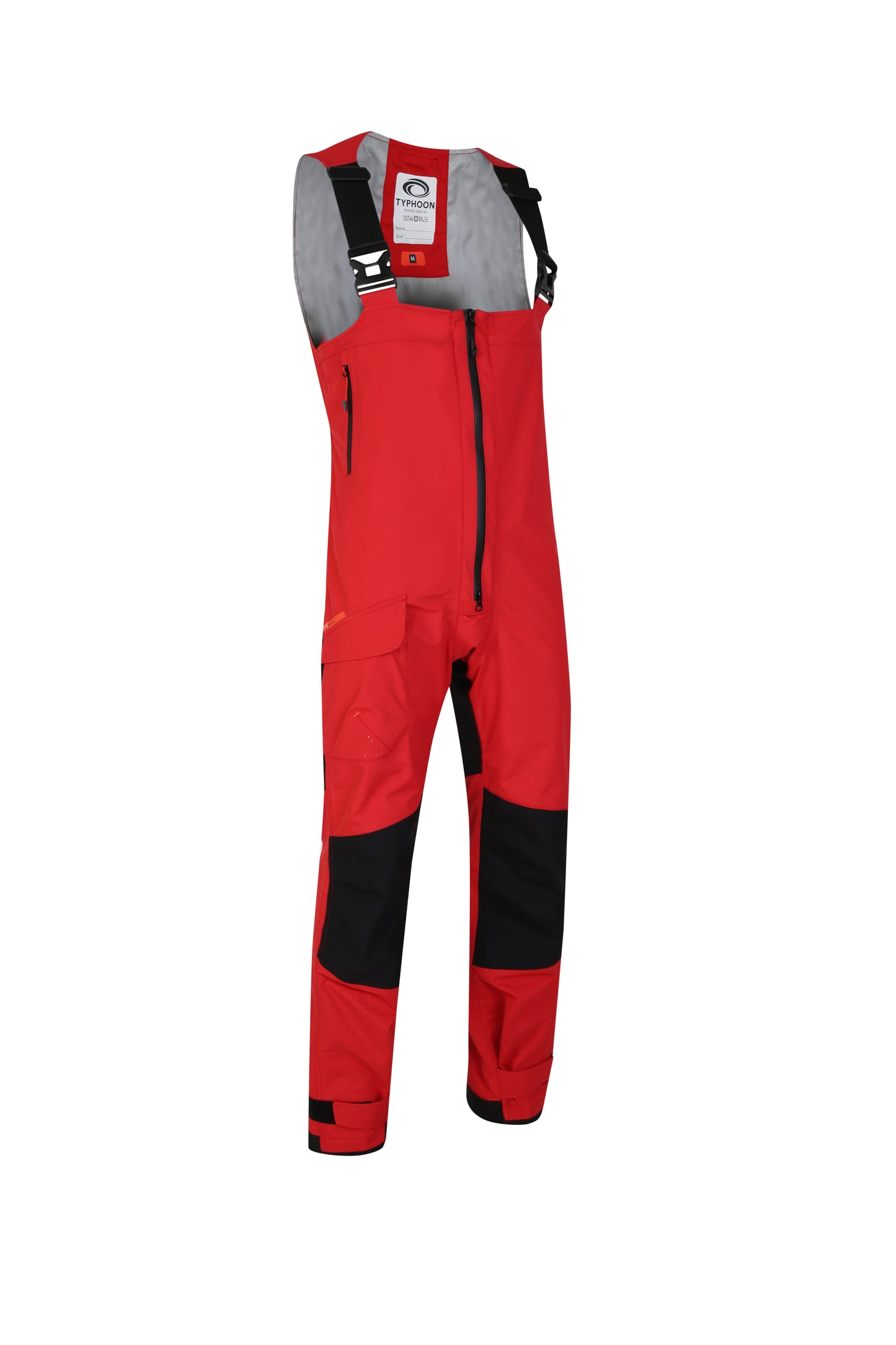Typhoon TX3+ Offshore Sailing Hi-Fits Salopettes - Red