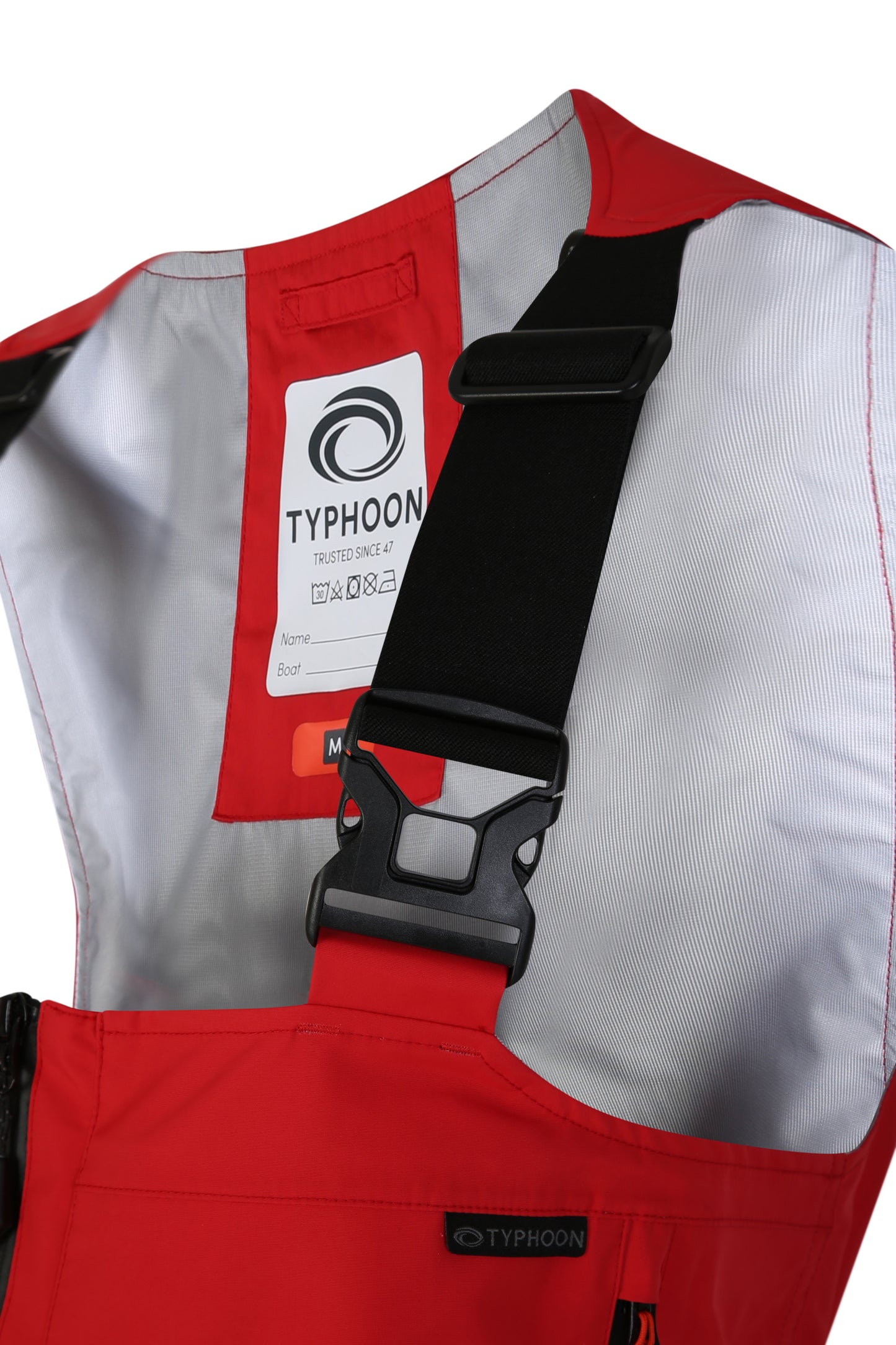 Typhoon TX3+ Offshore Sailing Hi-Fits Salopettes - Red