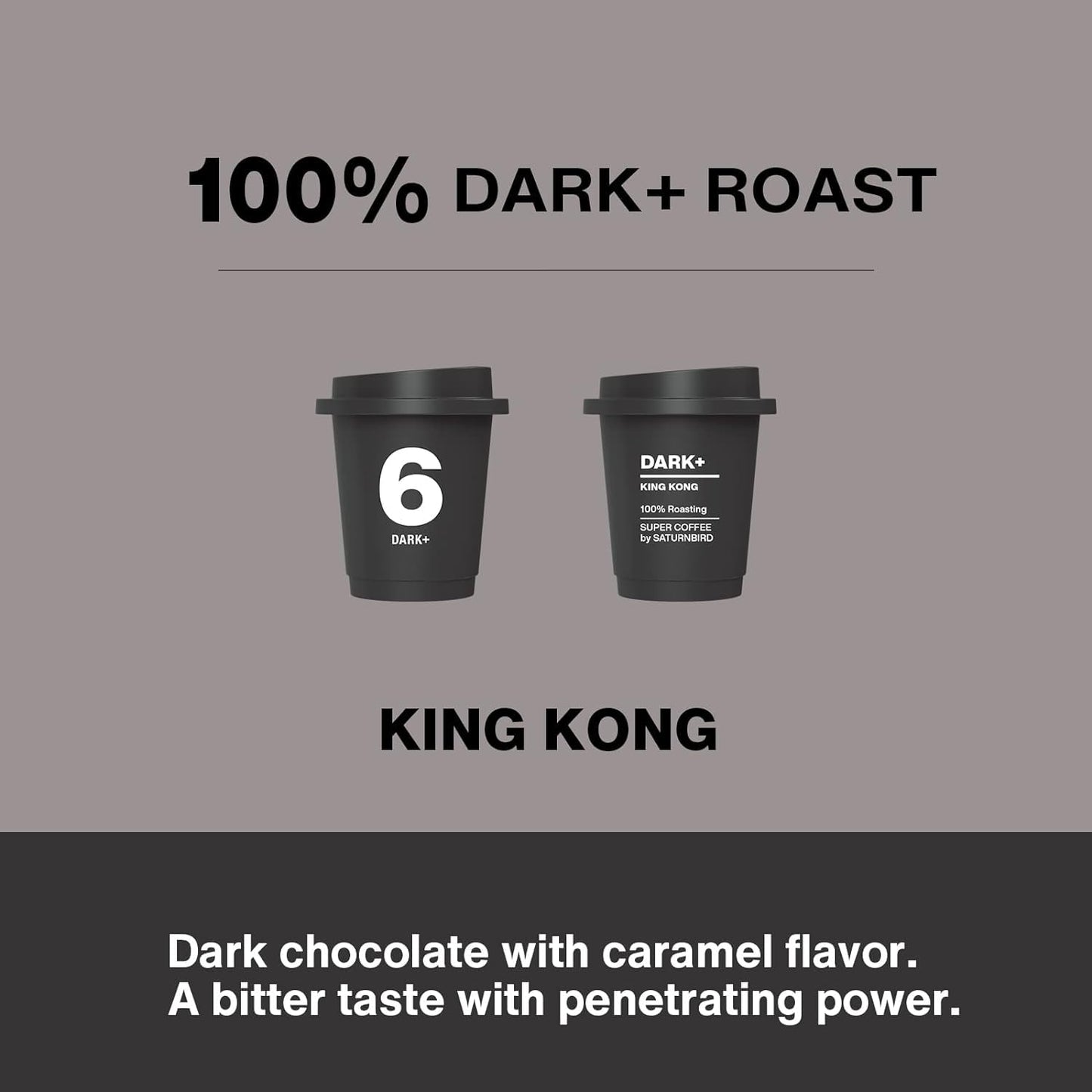 SATURNBIRD 100% Arabica Instant Hot/Cold Brew Coffee - Pack of 24 - NO.6 Extra Dark Roast