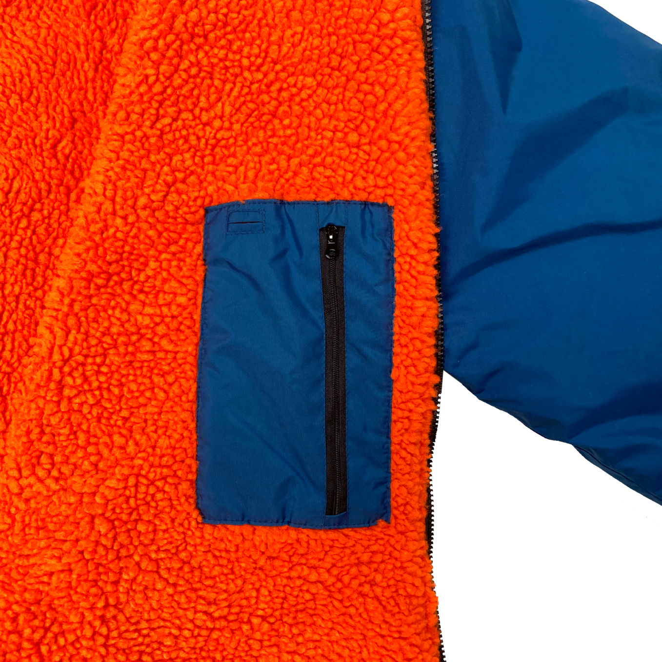 Sola Adult Waterproof Changing Coat - Navy/Orange