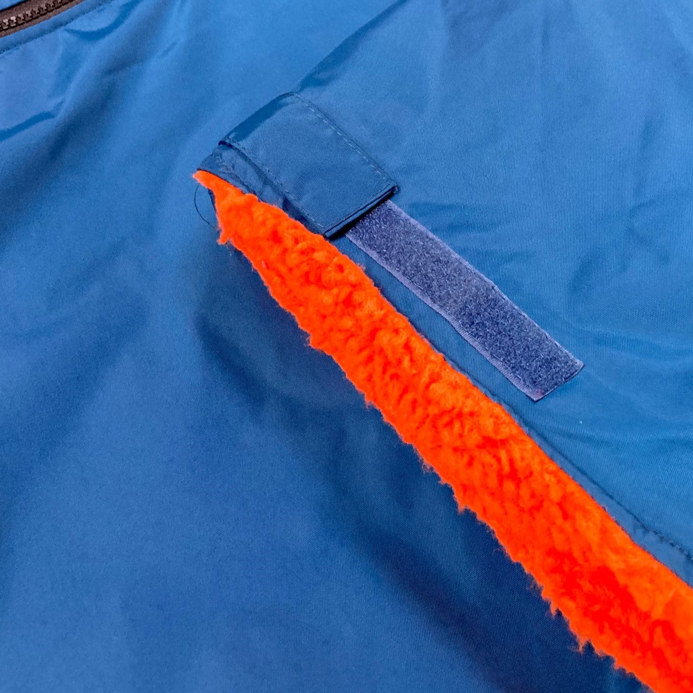 Sola Adult Waterproof Changing Coat - Navy/Orange