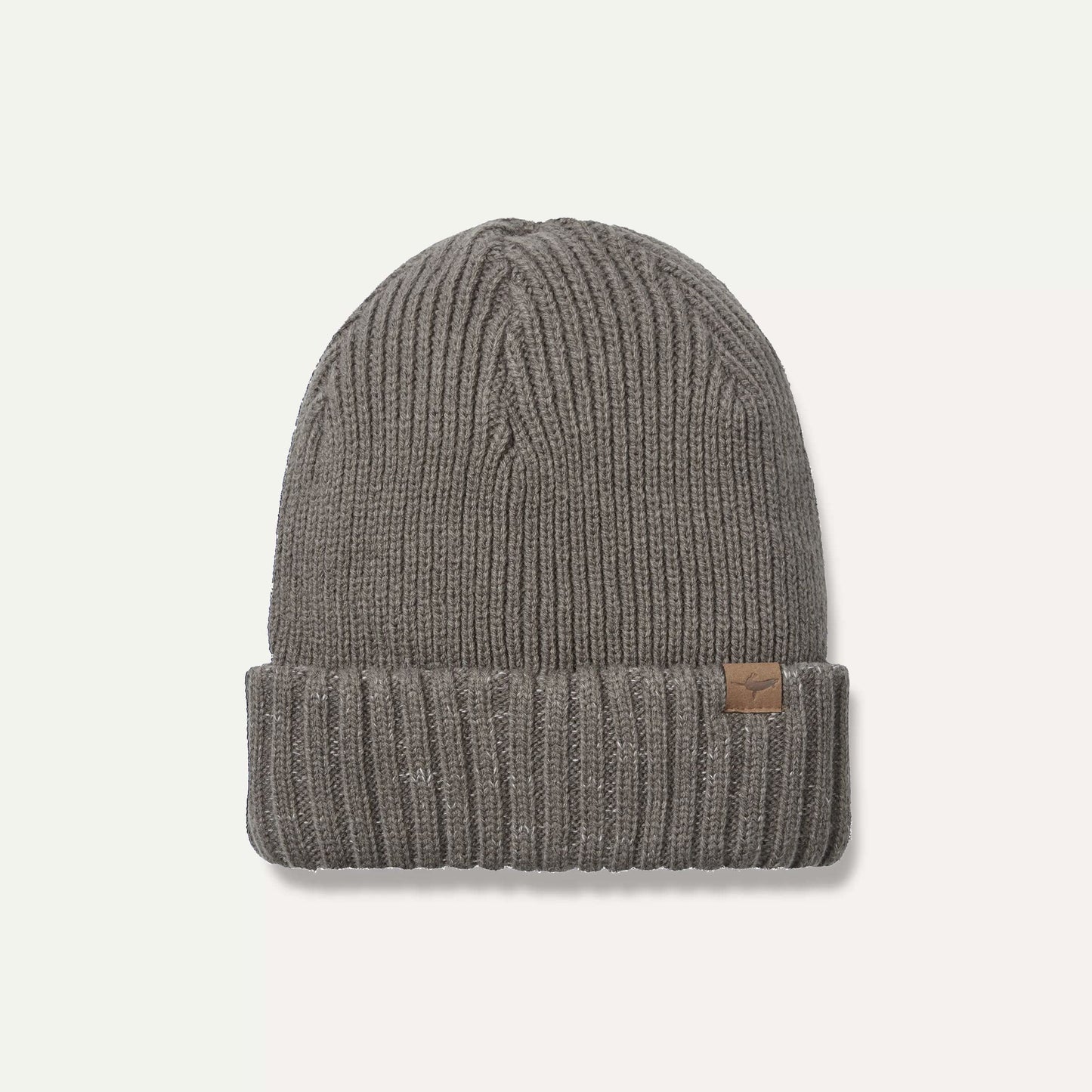 Sealskinz Bacton Waterproof Cold Weather Roll Cuff Beanie Hat - Grey