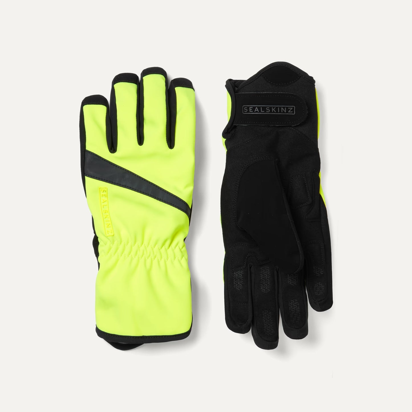 Sealskinz Bodham Waterproof All Weather Cycle Glove - Flo Yellow