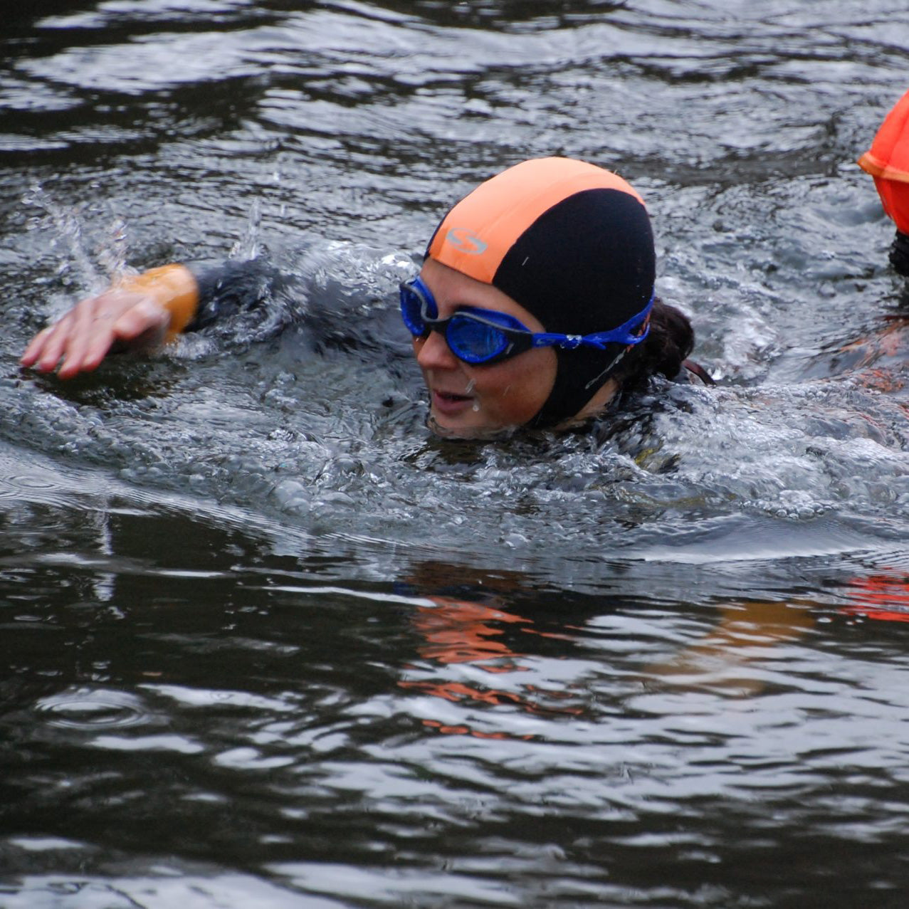 Sola Open Water 3mm Swimming Cap Orange