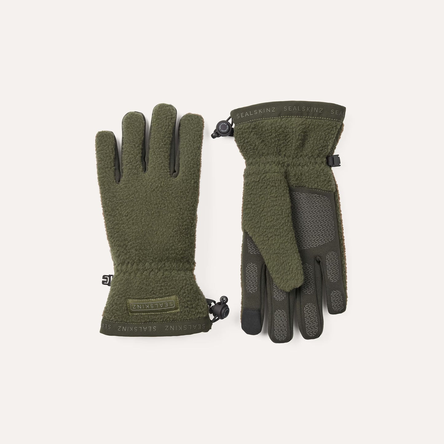 Sealskinz Hoveton Waterproof Sherpa Fleece Glove - Olive