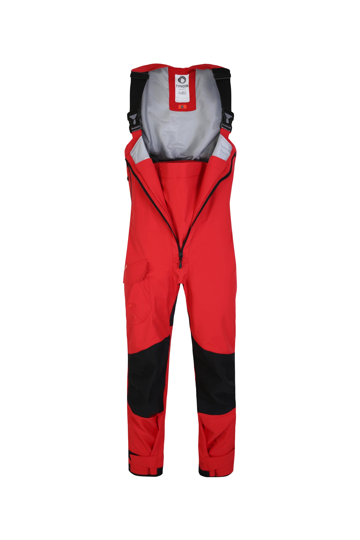 Typhoon TX3+ Offshore Sailing Hi-Fits Salopettes - Red