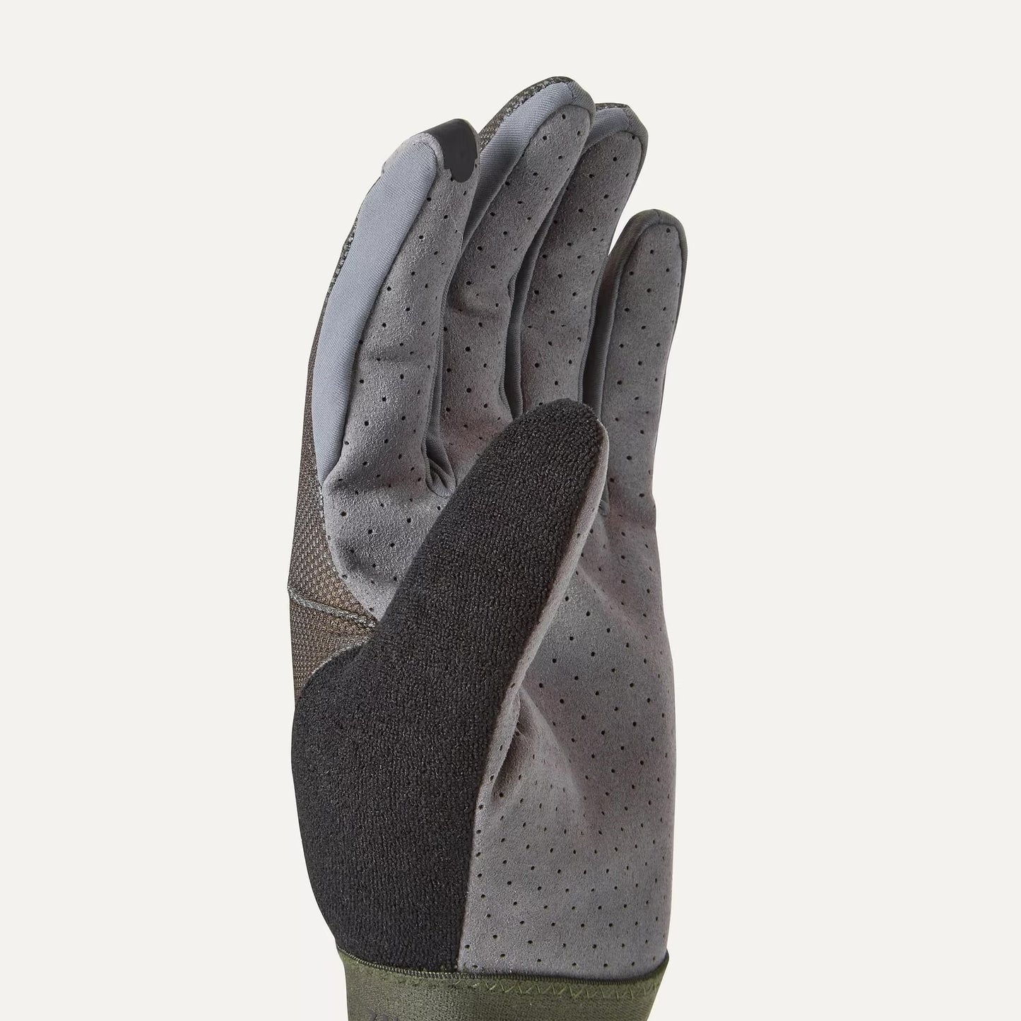Sealskinz Paston Perforated Palm Cycling Glove - Olive