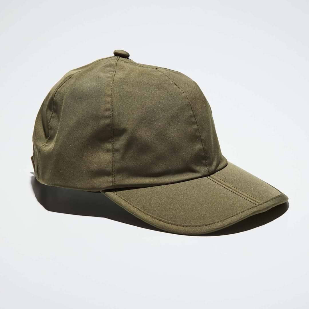 Sealskinz Salle Mens Waterproof Foldable Peak Cap - Olive