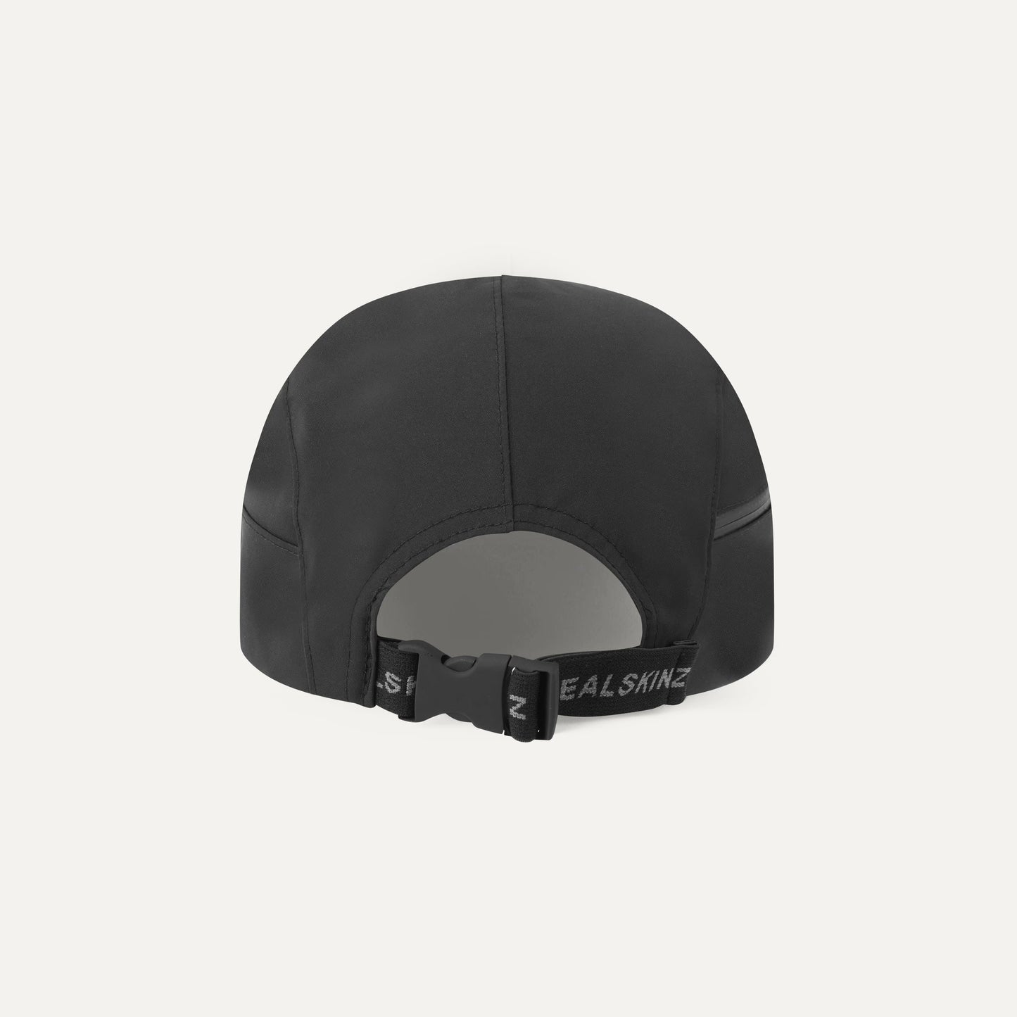 Scole - Mens Waterproof Zipped Pocket 5-Panel Cap - Black