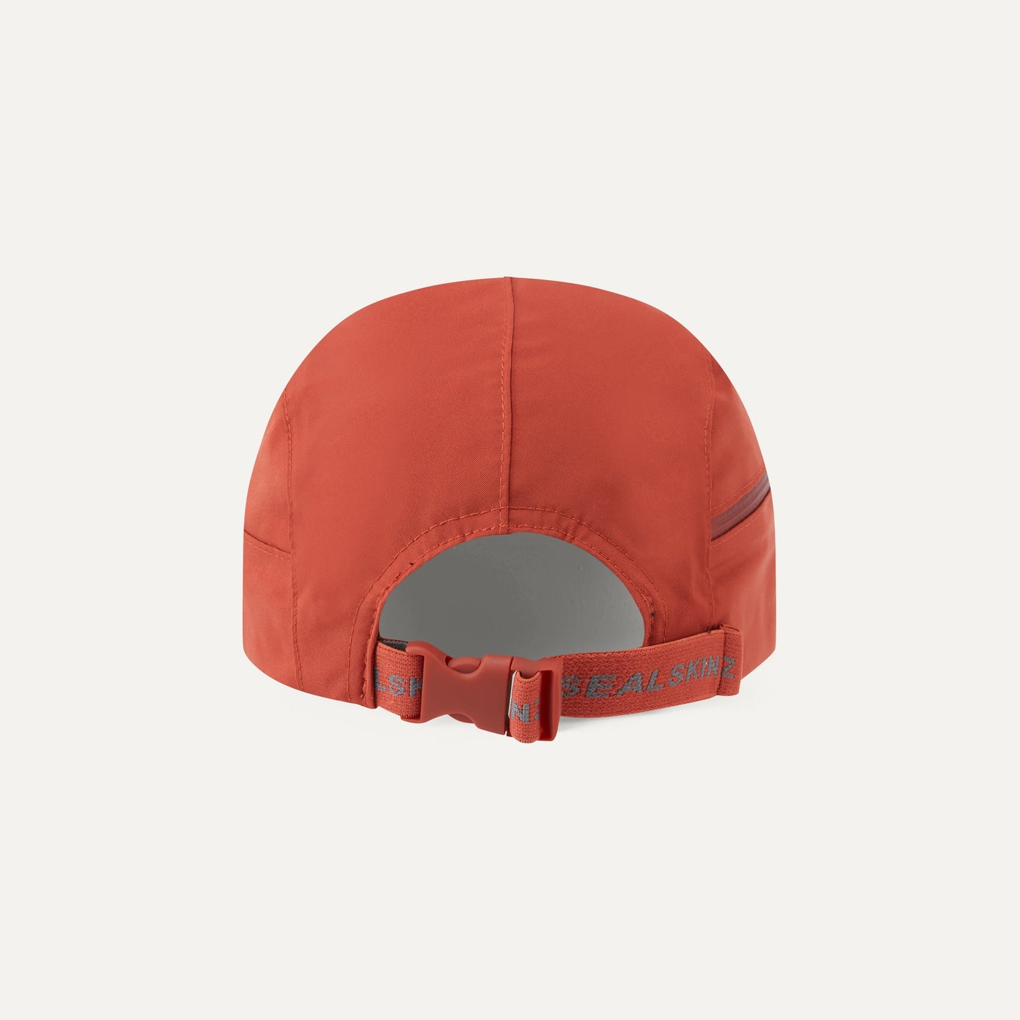 Scole - Mens Waterproof Zipped Pocket 5-Panel Cap - Orange