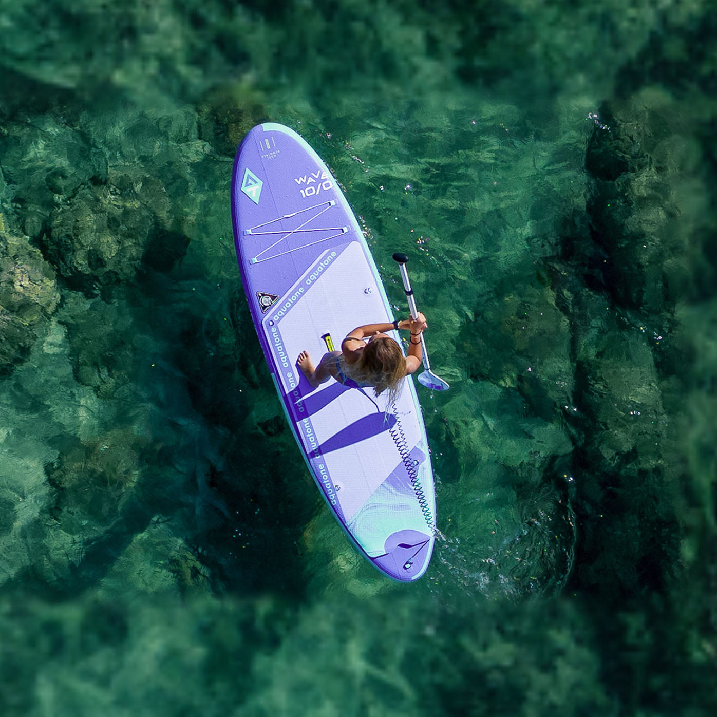 Aquatone Wave Plus 10'0" All Round Inflatable Stand Up Paddle Board