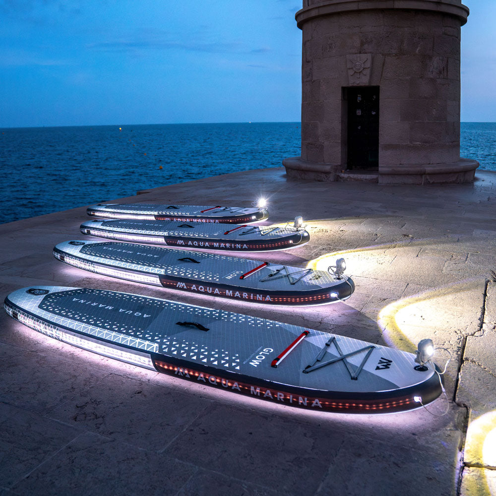 Aqua Marina Glow Stand Up Paddle Board with Ambient Lighting System - Multicolour LED