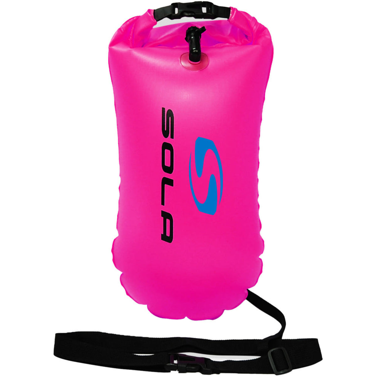 Sola Inflatable Swim Buoy Dry Bag - Small - 20 Litre Pink