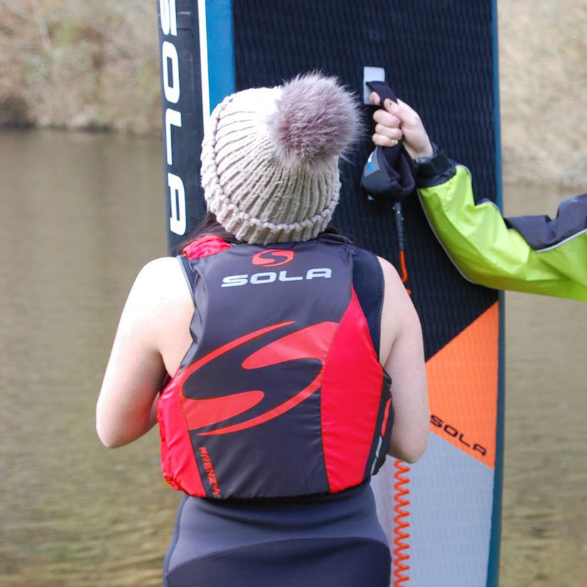 Sola Frenzy 50n Front Zip Buoyancy Aid Red