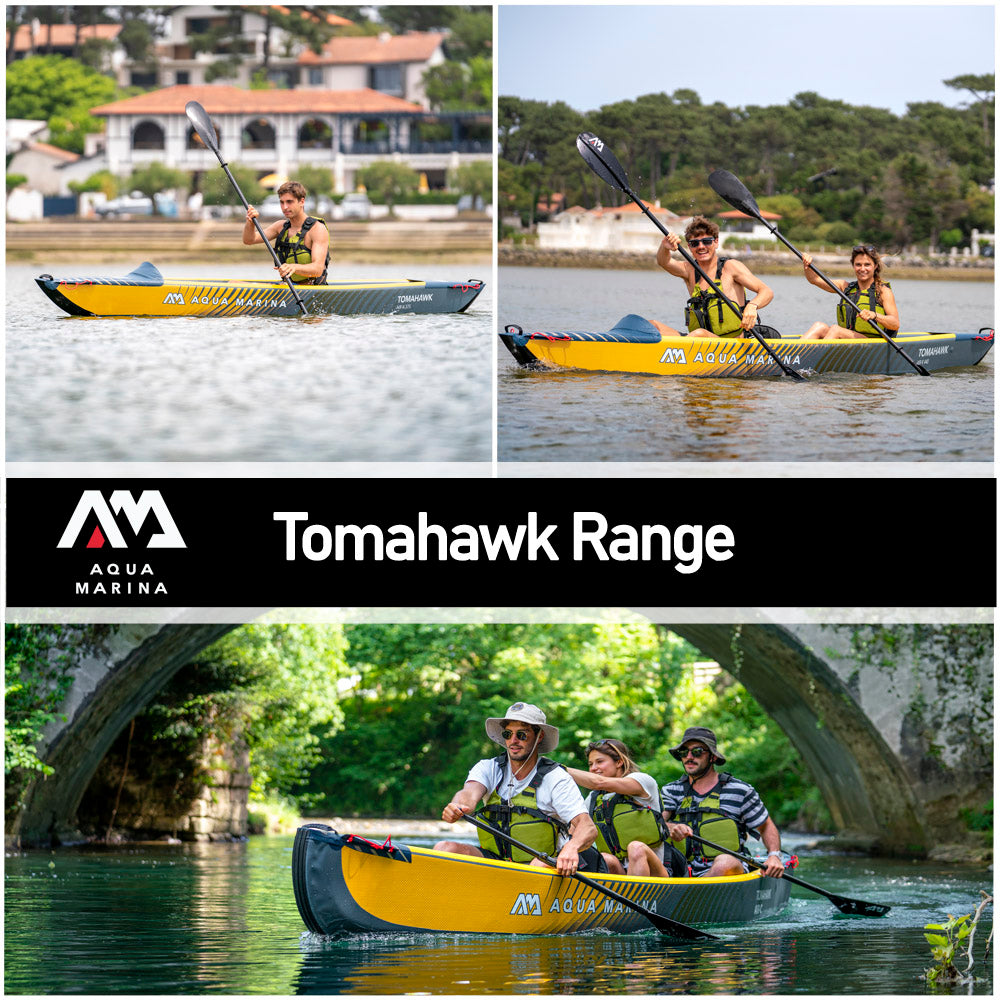 Aqua Marina Tomahawk Air-K 440 High Pressure Drop-Stitch Premium Inflatable Kayak