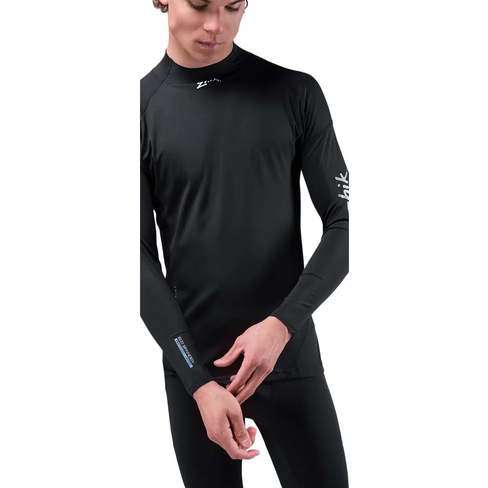 Zhik Eco Spandex UPF50+ Rash Vest Long Sleeve Black
