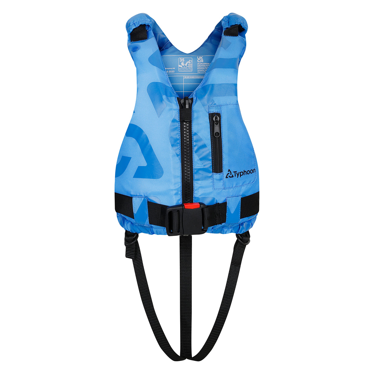 Typhoon Hudson Buoyancy Aid PFD - Junior 30-40KG - Blue