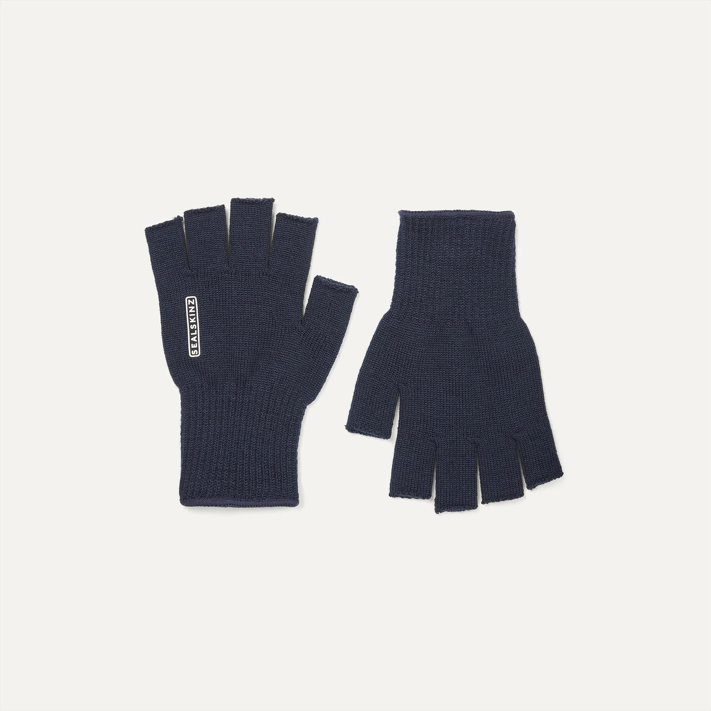 Sealskinz Thornham Merino Fingerless Glove - Navy