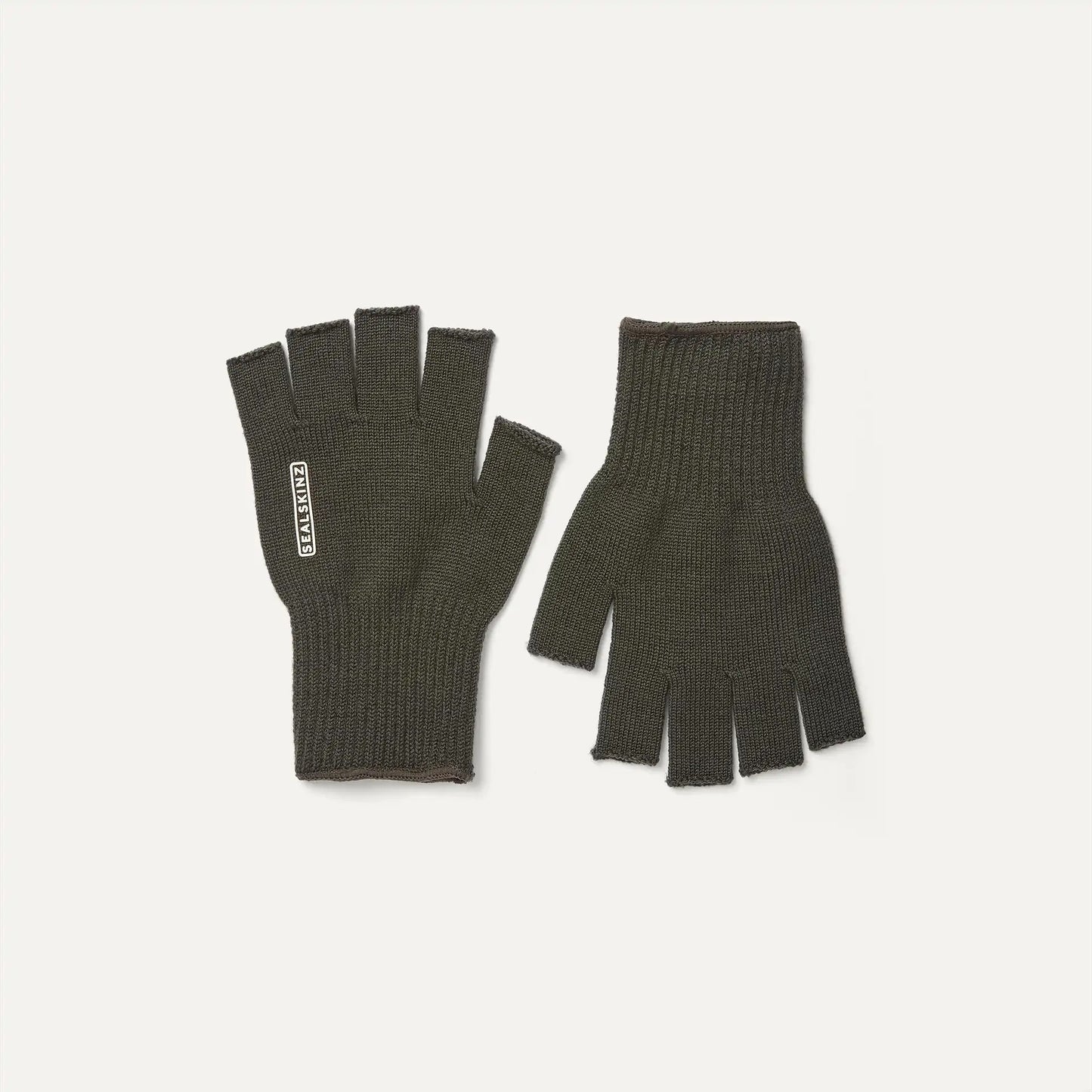 Sealskinz Thornham Merino Fingerless Glove - Olive