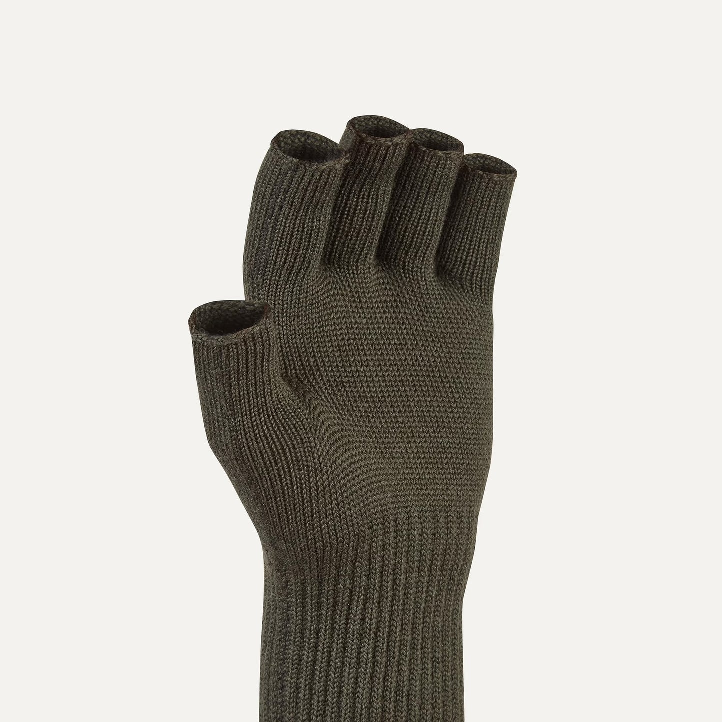 Sealskinz Thornham Merino Fingerless Glove - Olive