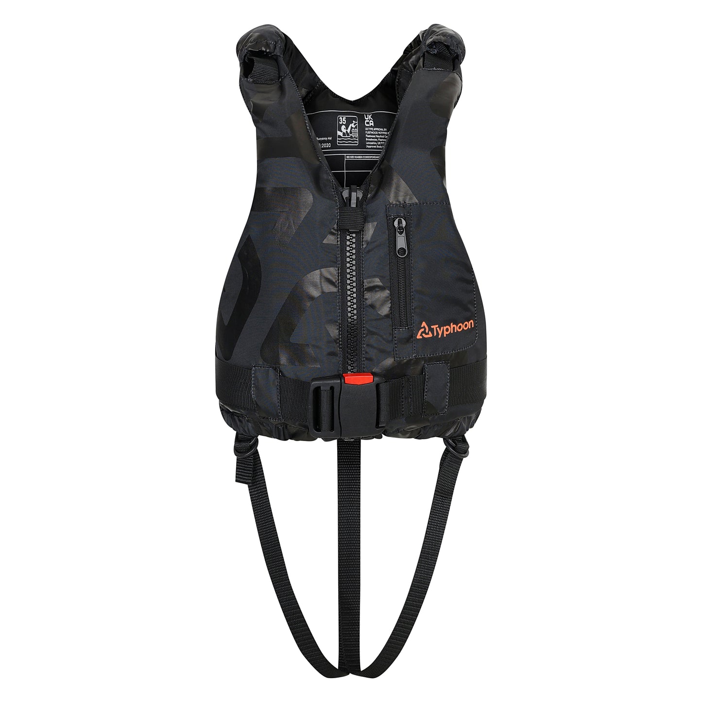 Typhoon Hudson Buoyancy Aid PFD - Black