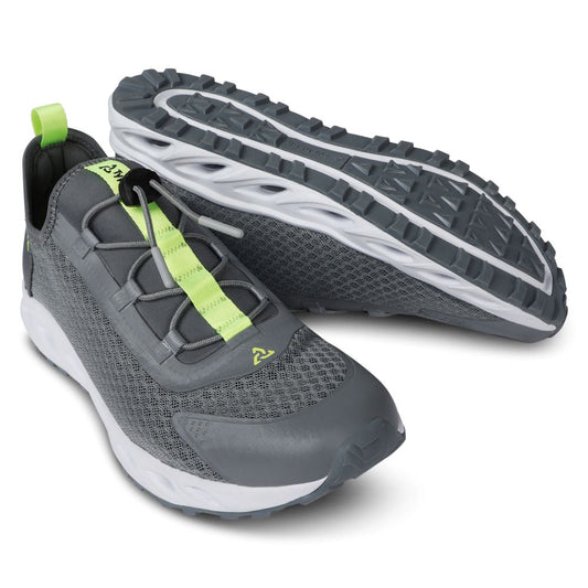 Typhoon TS10 Sneaker/Deck Trainers - Grey/Lime