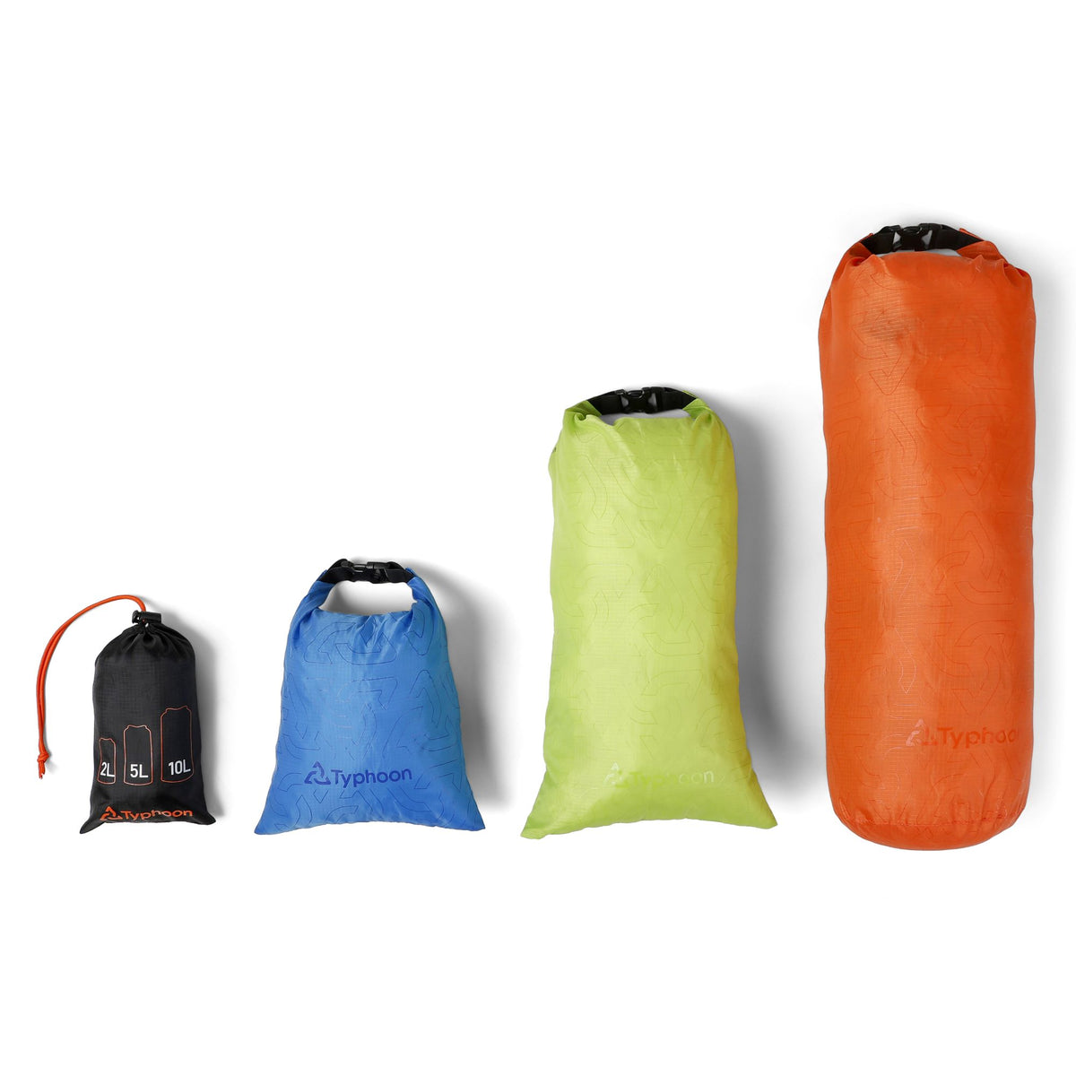 Typhoon Seaford Roll Set of 3 Dry Bags - 2L, 5L & 10L