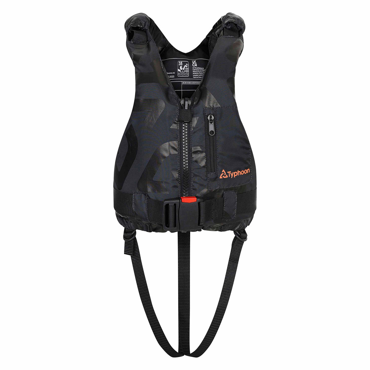 Typhoon Hudson Buoyancy Aid PFD - Black