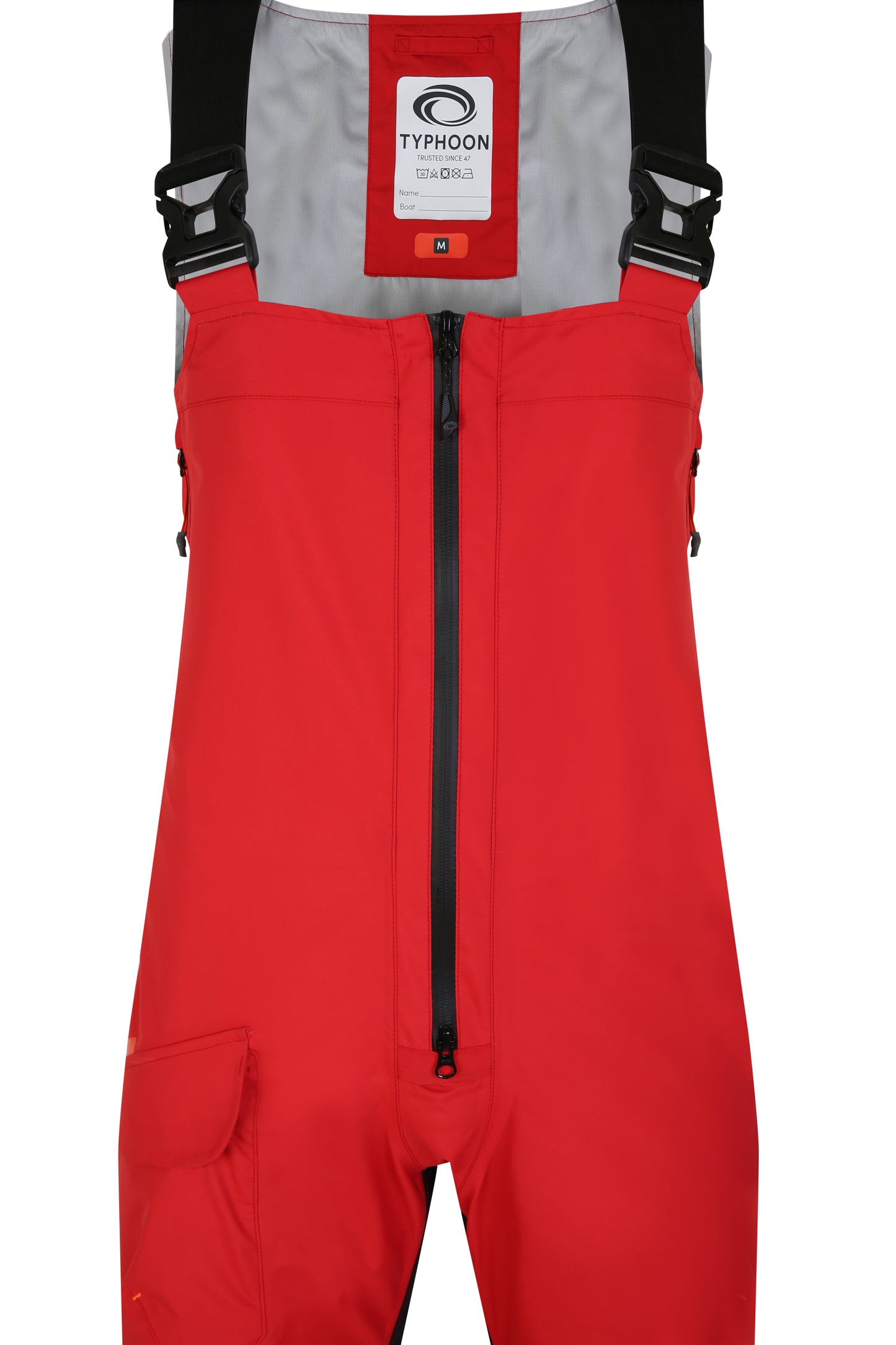 Typhoon TX3+ Offshore Sailing Hi-Fits Salopettes - Red