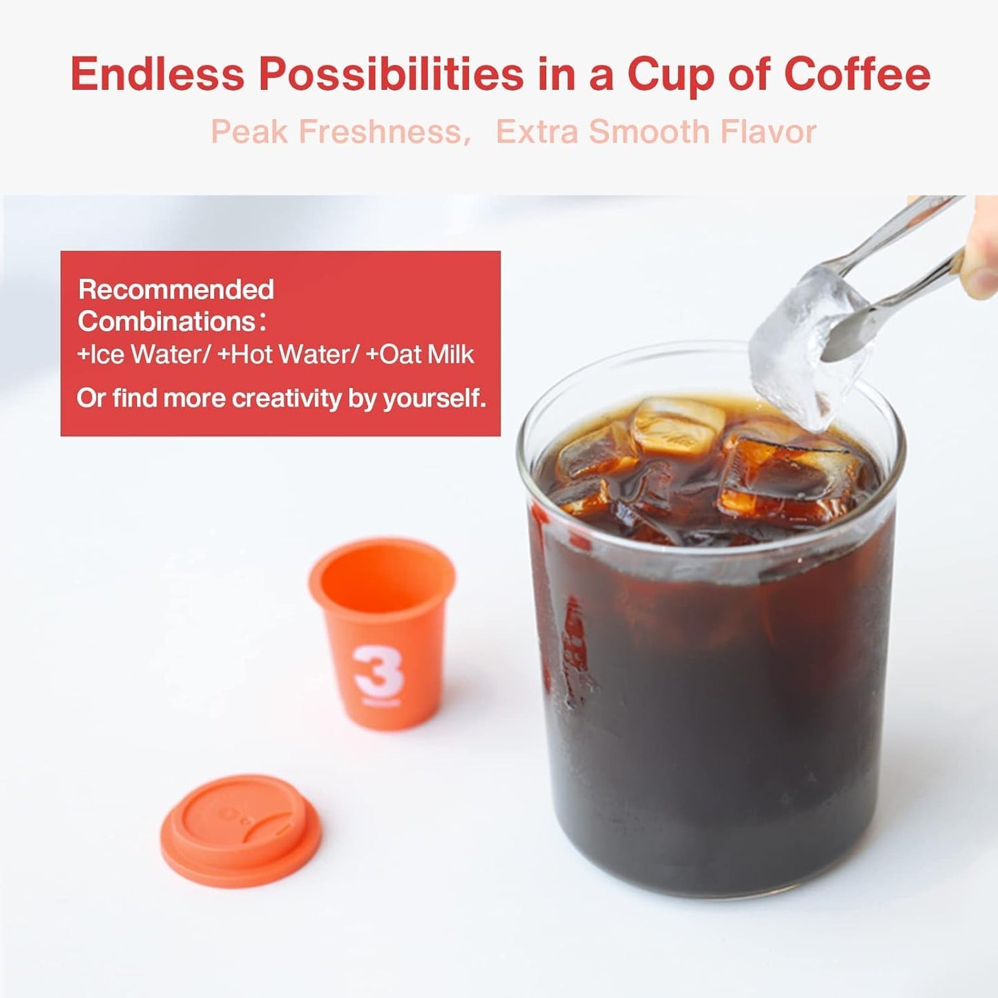 SATURNBIRD 100% Arabica Instant Hot/Cold Brew Coffee - Pack of 24 - NO.3 Medium Roast