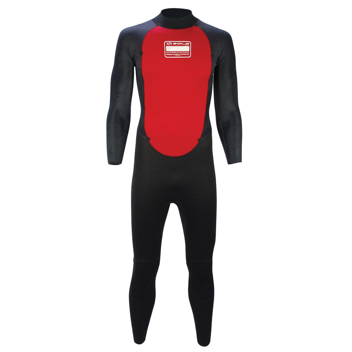 Sola Mens Blaze Back Zip 5/4mm Fullsuit - Grey