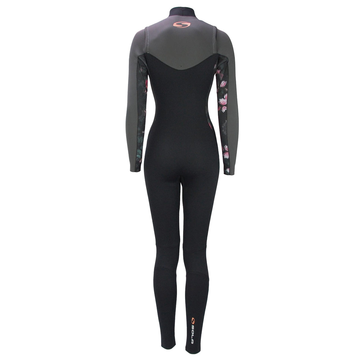 Sola Ladies Nova 5/4mm Full Wetsuit - Black/Slate