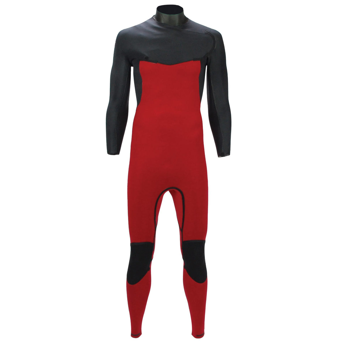 Sola Mens H2O - Front Zip 3/2mm Glued & Blind-Stitched Fullsuit Wetsuit - Olive Green