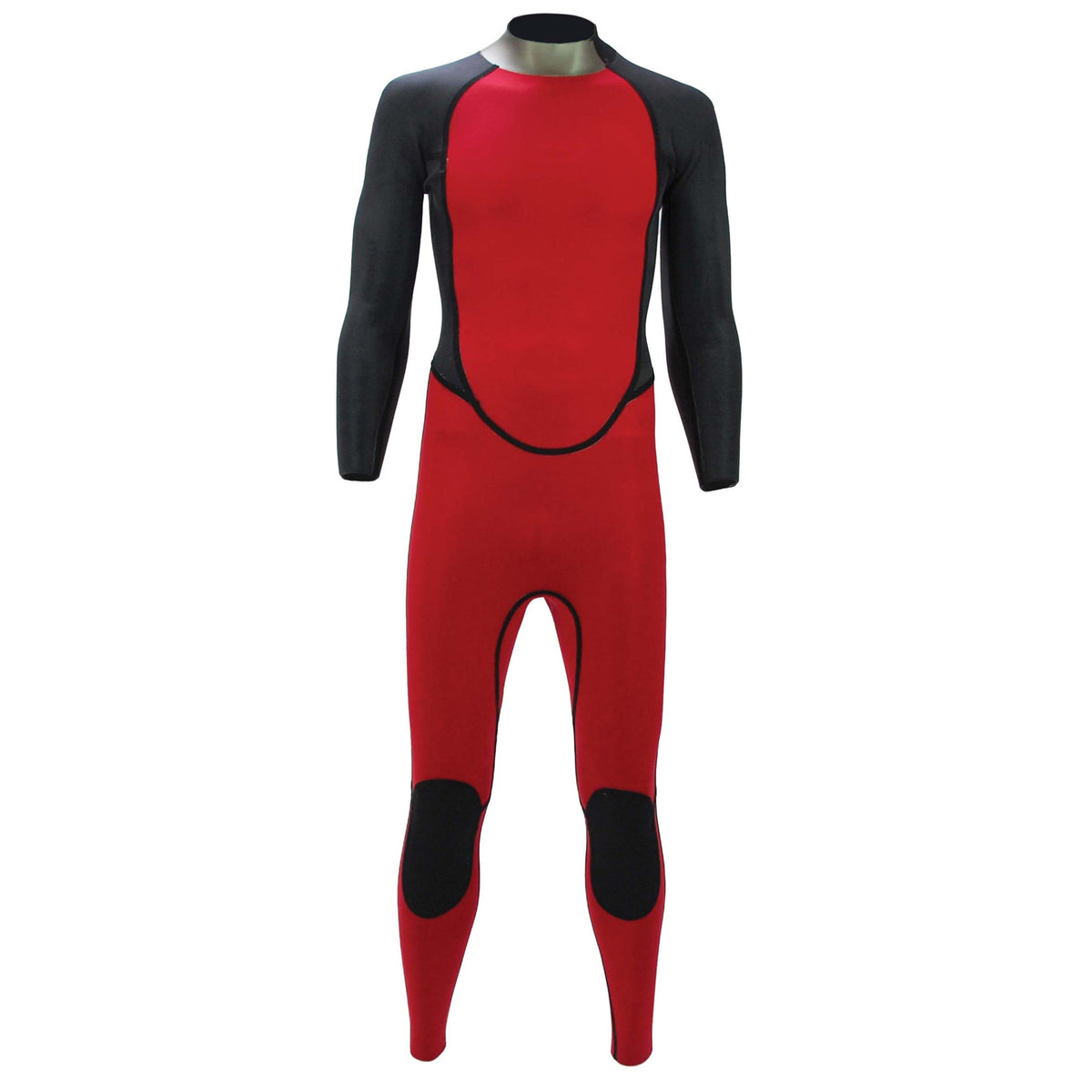 Sola Mens H2O - Back Zip 4/3mm Glued & Blind-Stitched Fullsuit Wetsuit - Olive/Black
