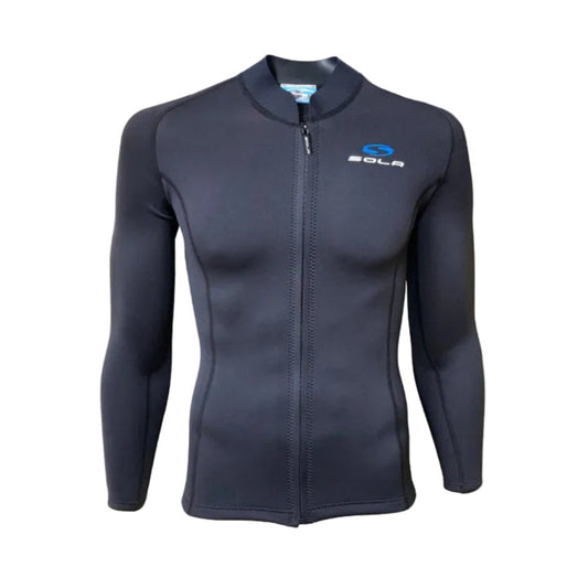 Sola Fusion 2mm Mens Front Zip Wetsuit Jacket