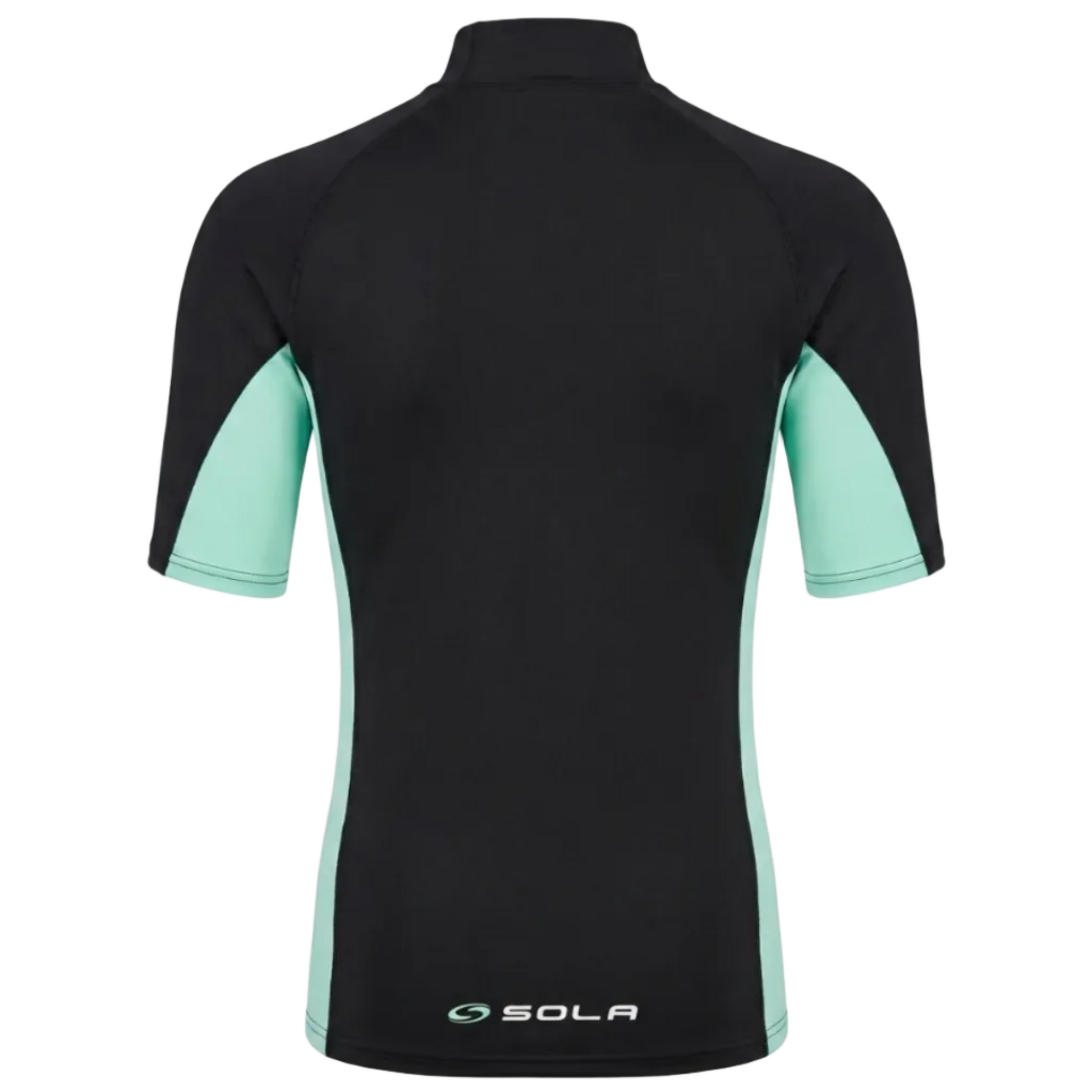 Sola Ladies Short Sleeve Rash Vest - Black