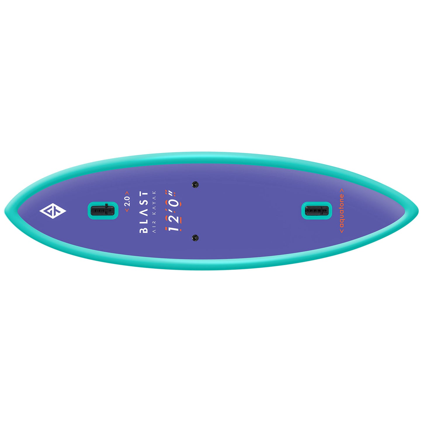 Aquatone BLAST 12'0 Inflatable 2 Person Recreational Kayak Package