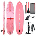 Aqua Marina Coral 10'2" advanced all round inflatable paddleboard 2027 package with paddle, backpack, fin, leash, pump and carry strap