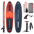 Aqua Marina Flare 11'6" advanced all round inflatable paddleboard 2027 package with paddle, backpack, fin, leash, pump and carry strap