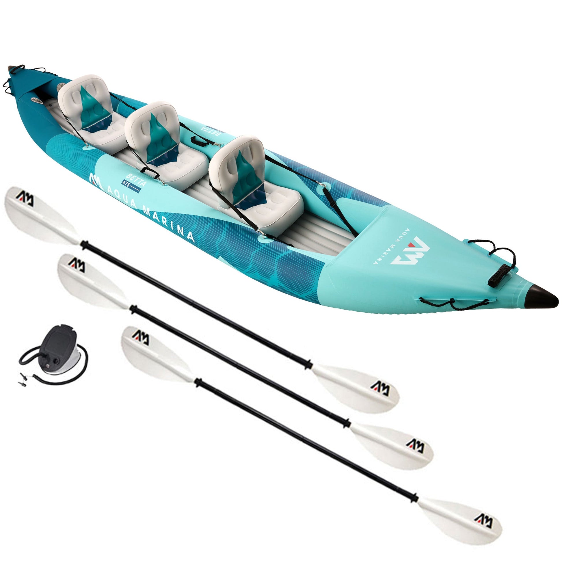 Betta 475 Inflatable Leisure Kayak Package 2/3 Person - New 2026