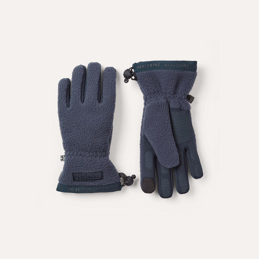 Sealskinz Hoveton Waterproof Sherpa Fleece Glove - Navy