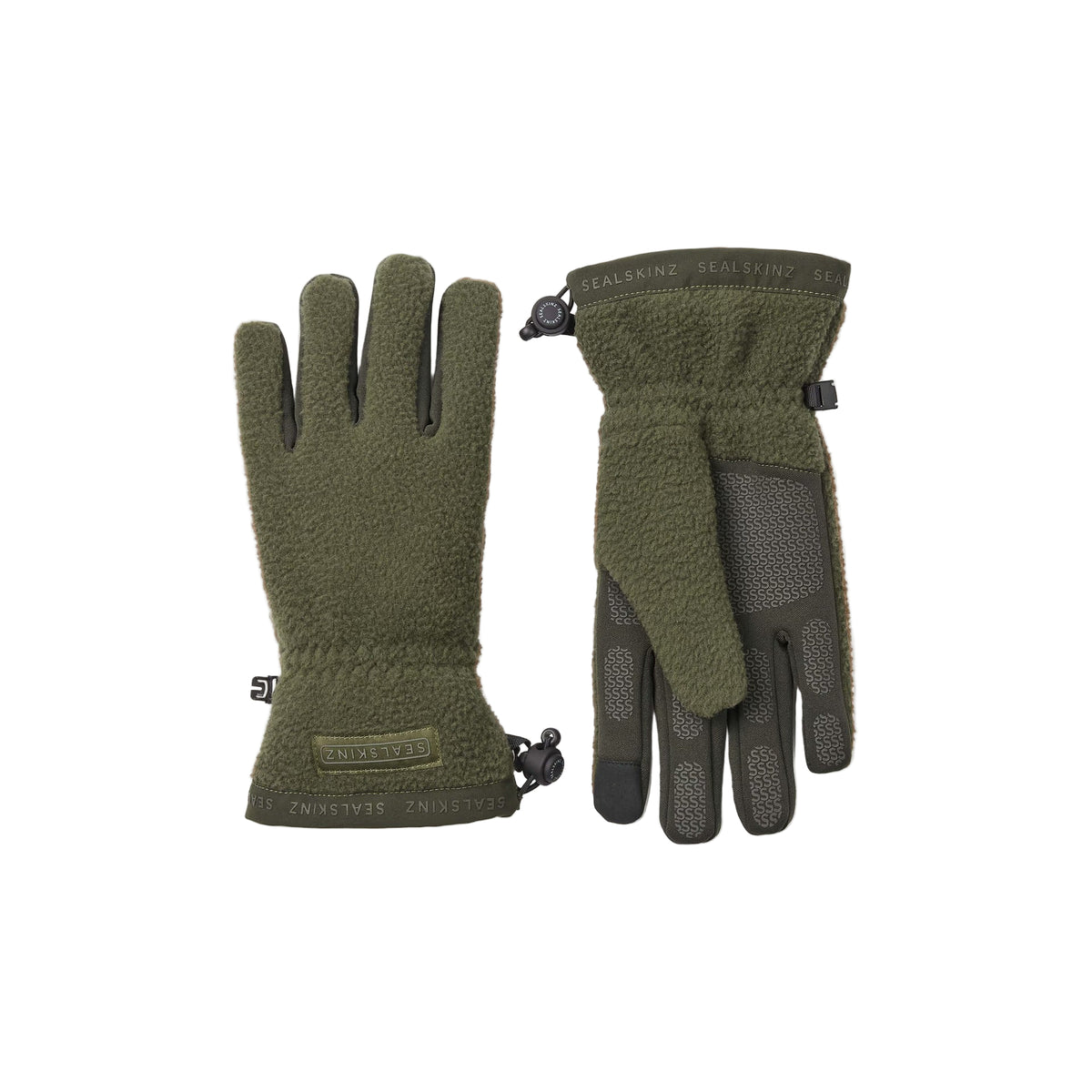 Sealskinz Hoveton Waterproof Sherpa Fleece Glove - Olive
