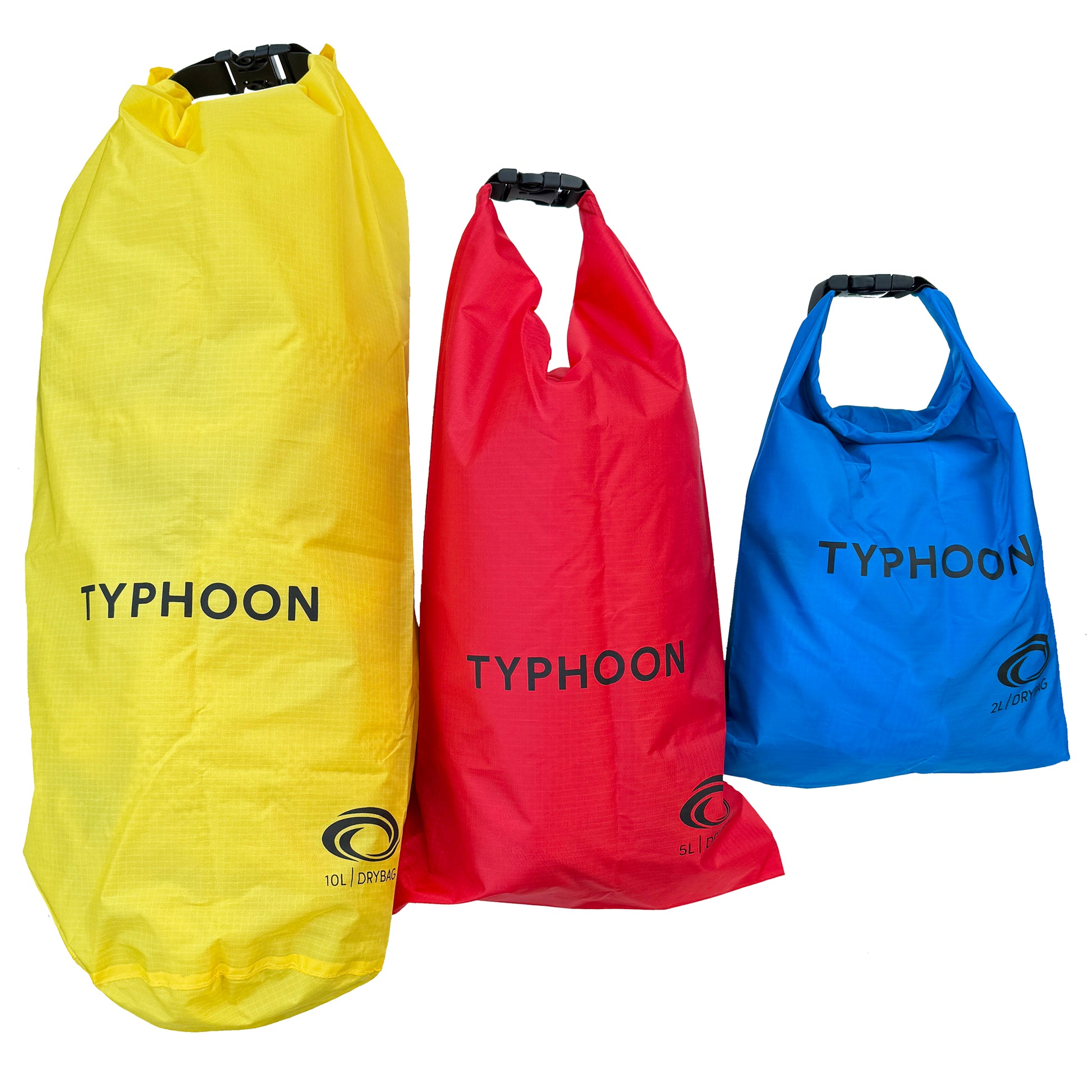 Typhoon Seaford Roll Set of 3 Dry Light Bags - 2L, 5L & 10L